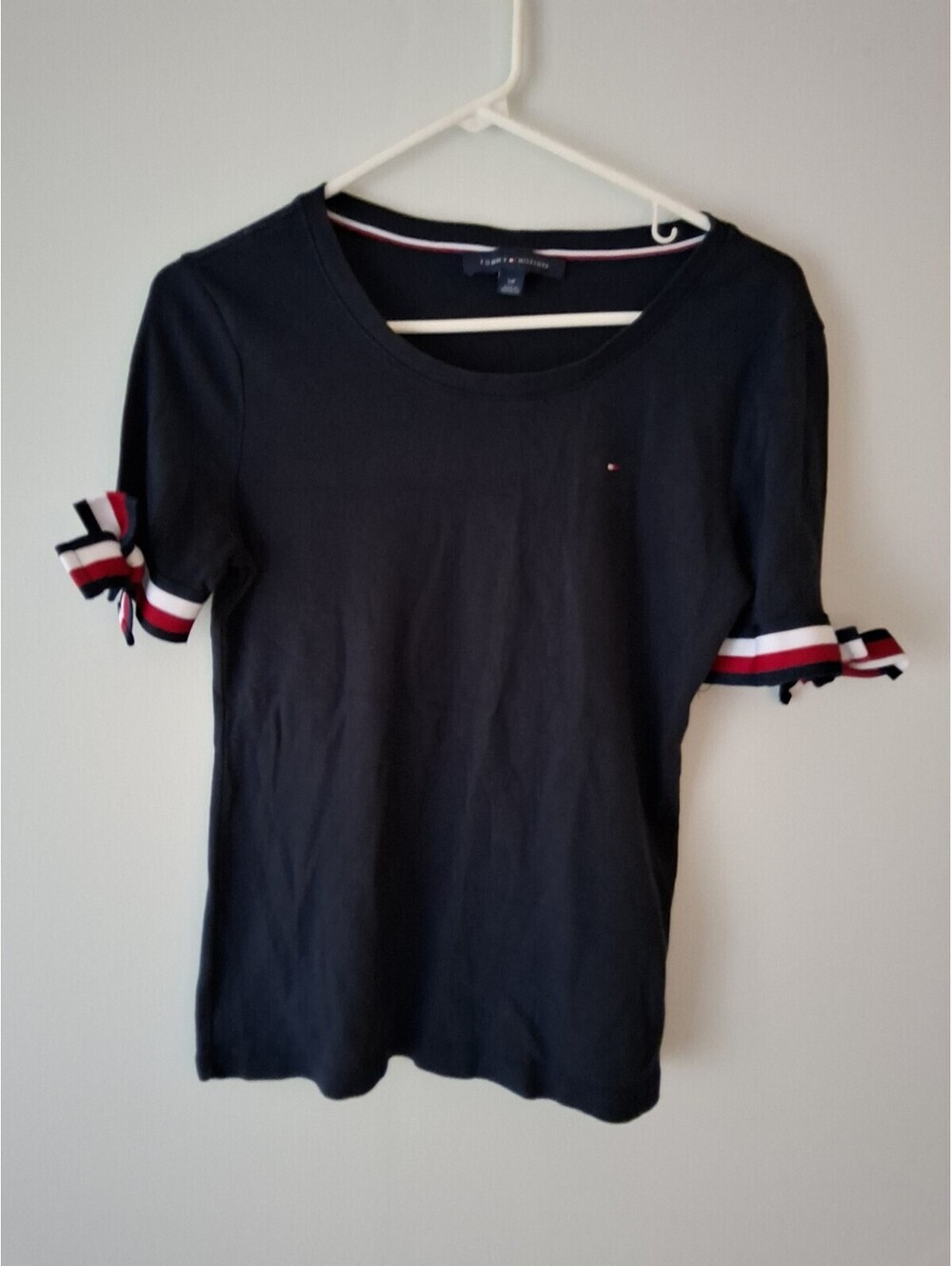 TOMMY HILFIGER SHIRT WITH BOWS Size Med